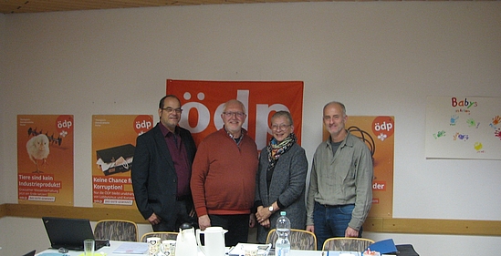 Uwe Kowald, Dr. Achim Baumgarten, Gabi Frank, Gerd Vetter