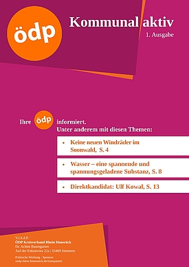 ÖDP Kommunal aktiv 1. Ausgabe