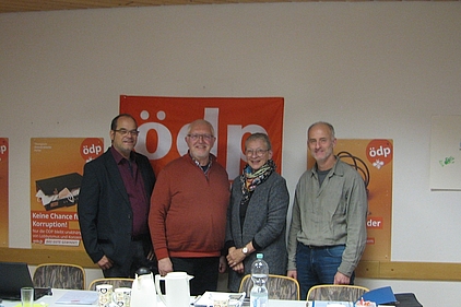 Uwe Kowald, Dr. Achim Baumgarten, Gabi Frank, Gerd Vetter