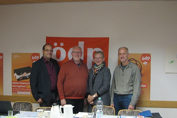 Uwe Kowald, Dr. Achim Baumgarten, Gabi Frank, Gerd Vetter